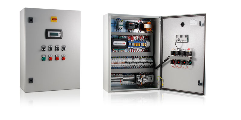 Electrical panel for compressor racks